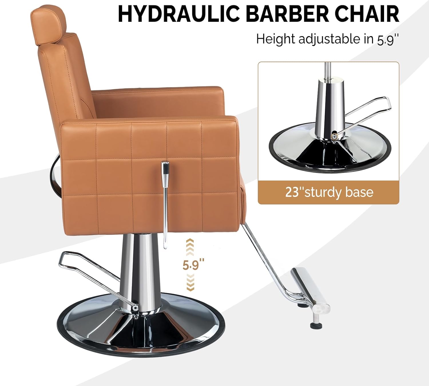 Hydraulic Barber Chair Heavy Duty, Salon Chair for Hair Stylist All