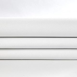 White Blackout Drapery Lining Fabric,Sold by The Yard -54
