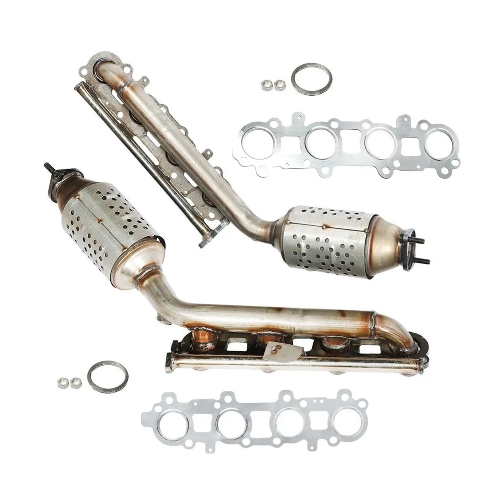 2 Szt. Katalizatorów Pasuje Do Toyoty 4Runner 2005-2009, Lexusa GX470 V8 4.7L 17150-50050 17140-50060 Uniwersalny katalizator z wlotem/wylotem