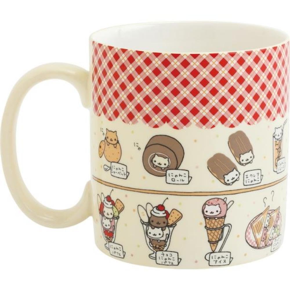 Amazon.co.jp: サンエックス(San-X) にゃんにゃんにゃんこ マグカップ