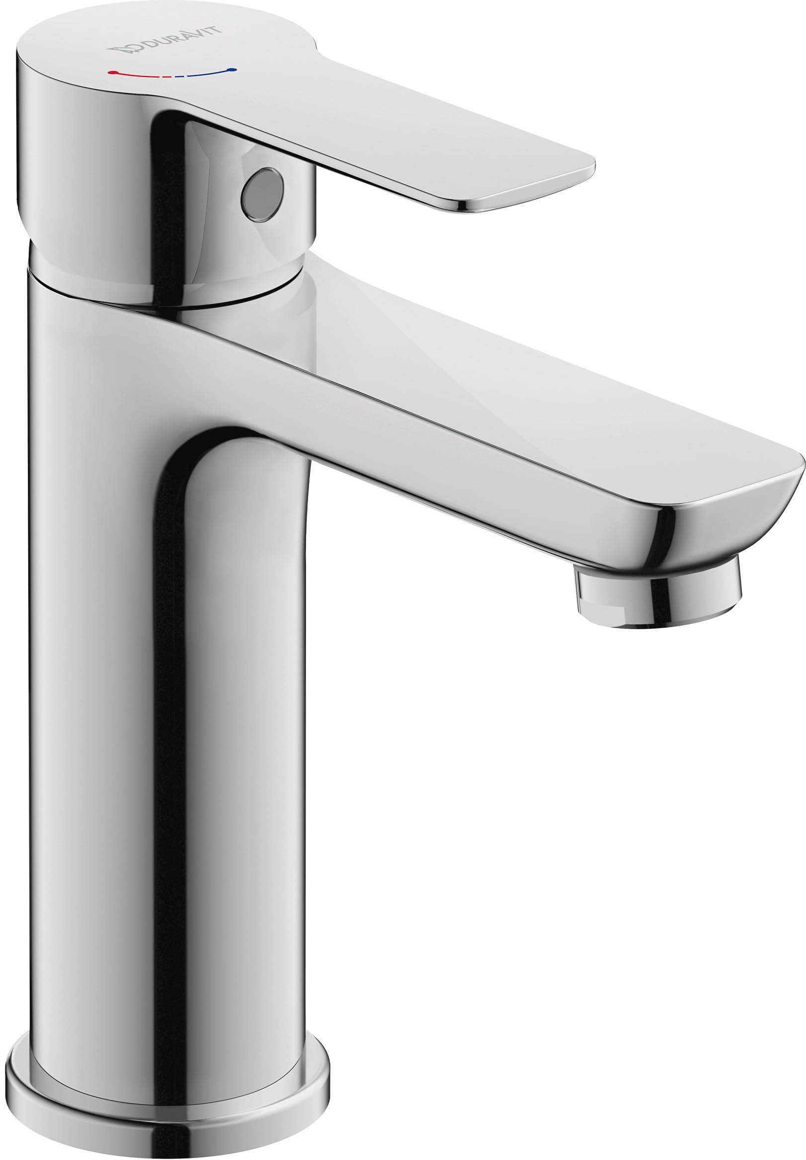 Robinet de lavabo chromé Duravit D-Code mitigeur salle de bain