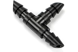 1/4" Barbed Tee Connectors: Essential for Efficient Drip Irrigation