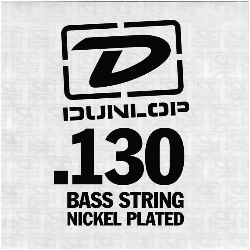 Amazon.com: DUNLOP DBN130 Nickel Stainless Steel Medium Bass Guitar ...