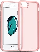Vista 20 de TENOC Funda para iPhone 6 y iPhone 6s, Funda negra con amortiguador protector antihuellas mate para 4.7 pulgadas