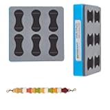 SUPERDANT Leather Bracelets Cutting Dies Cross Chain Buckle Chain Bracelet Leather Die Cutter Machine Craft Punch Tool for Woman Wristband Jewelry Making DIY Wooden Dies Gifts for Crafters