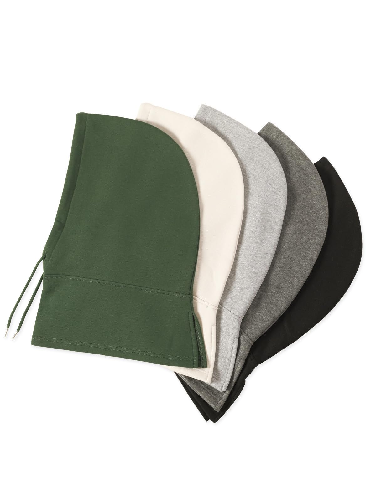 MixMatchy Damski szalik z kapturem czapka kominiarka czapka beanie czaszka czapka ze sznurkiem odpinany kaptur