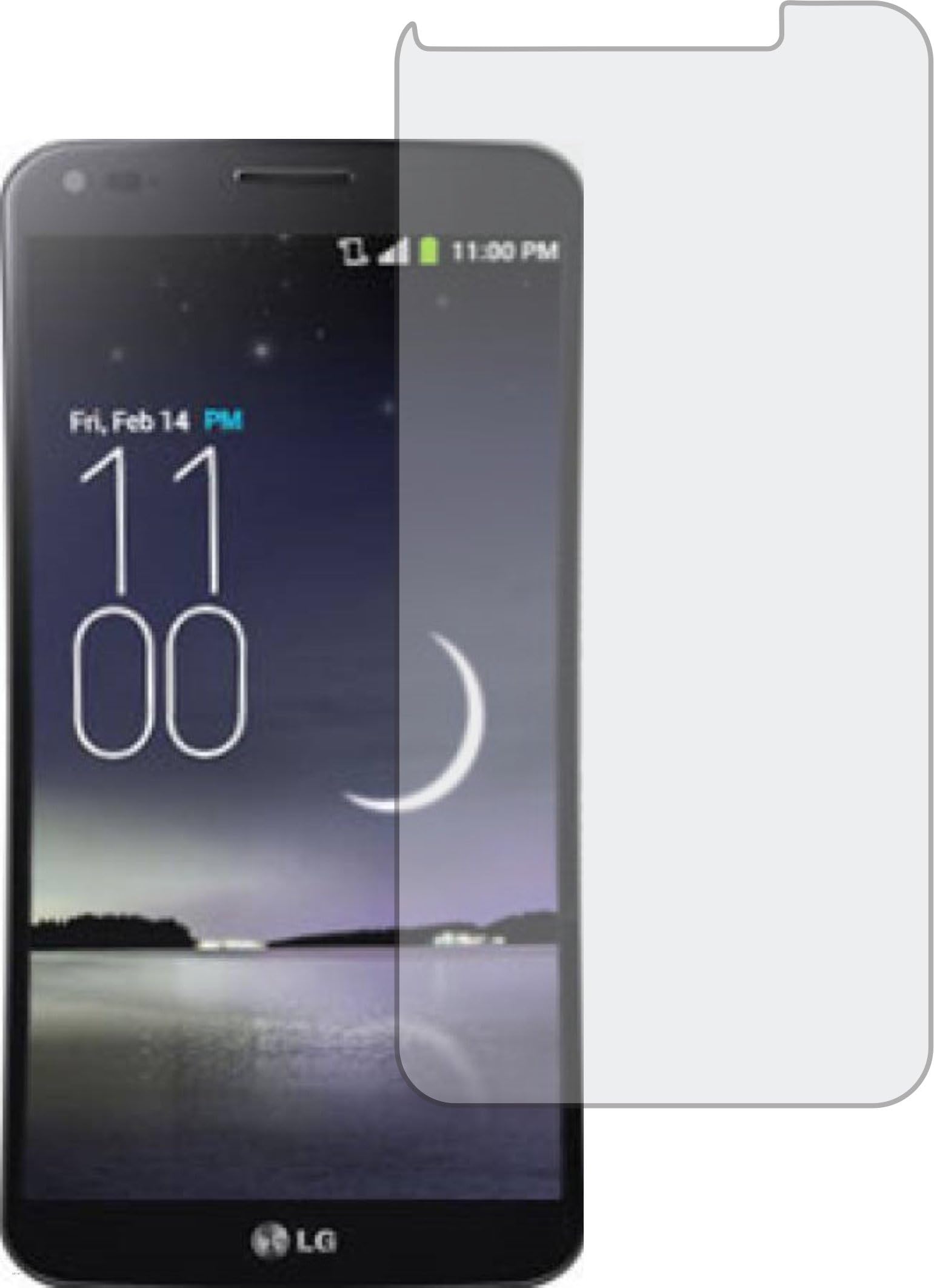 TELTREK Matte Screen Guard, Anti Glare Eye Protection, Flexible Fiber a Tempered Glass, Impossible Matte ScreenGuard for LG GFLEX D958