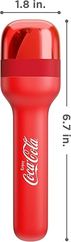 Miniatura 2 de ZOKU Coca-Cola - Juego de utensilios de bolsillo, tenedor, cuchillo y cuchara de acero inoxidable en estuche higiénico, diseño portátil para viajes,