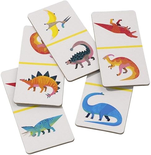 Miniatura 2 de Talking Tables Juego de dominó de dinosaurio (Dino-Dominó)