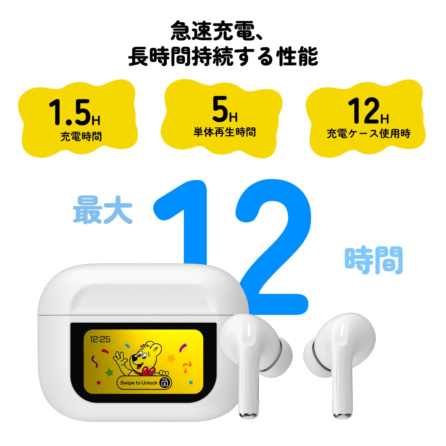 Amazon.co.jp: Haribo ノイズキャンセリングイヤホン Bluetooth