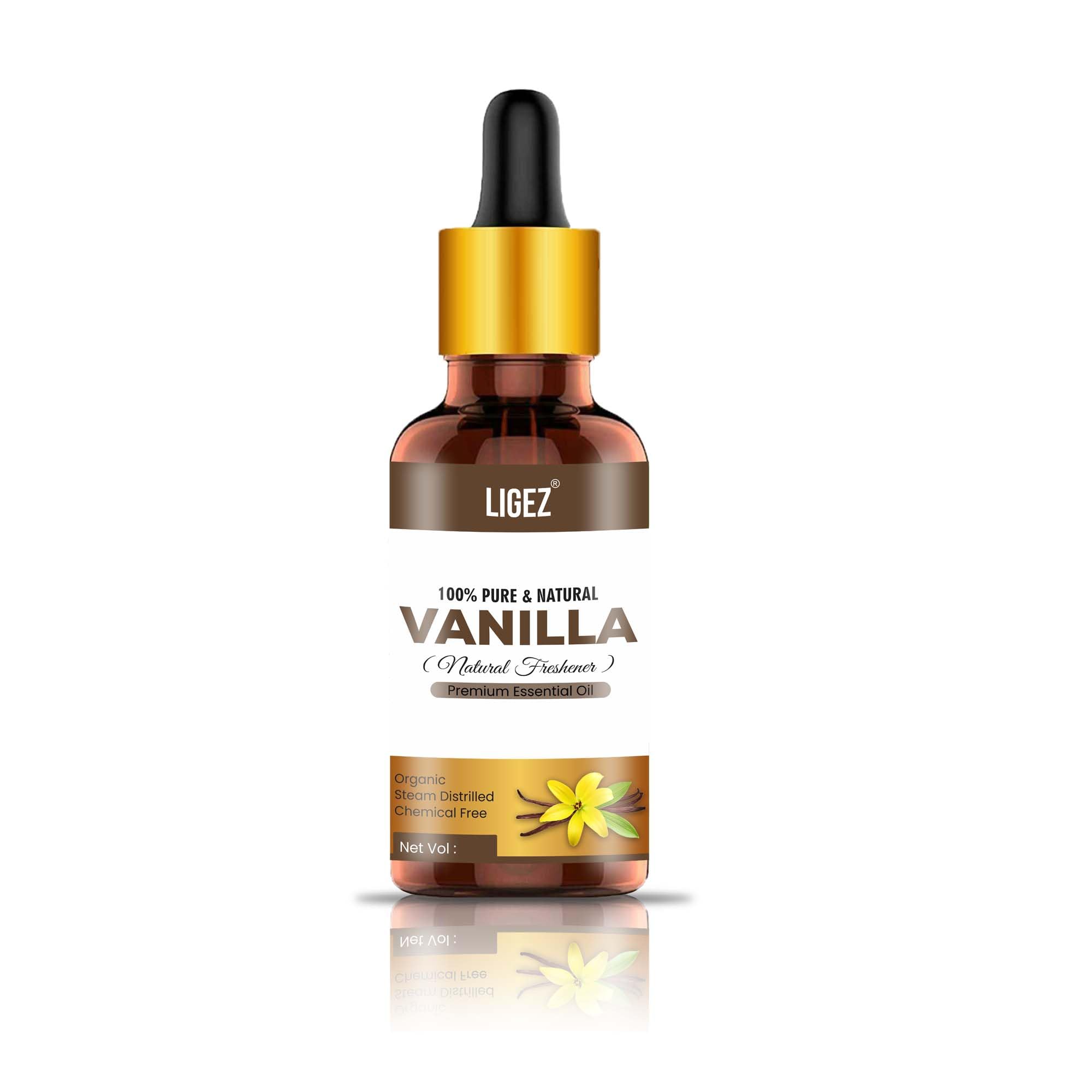 Vanilla Oil 100% Natural Pure Undiluted Uncut Essential Oil (15ml)