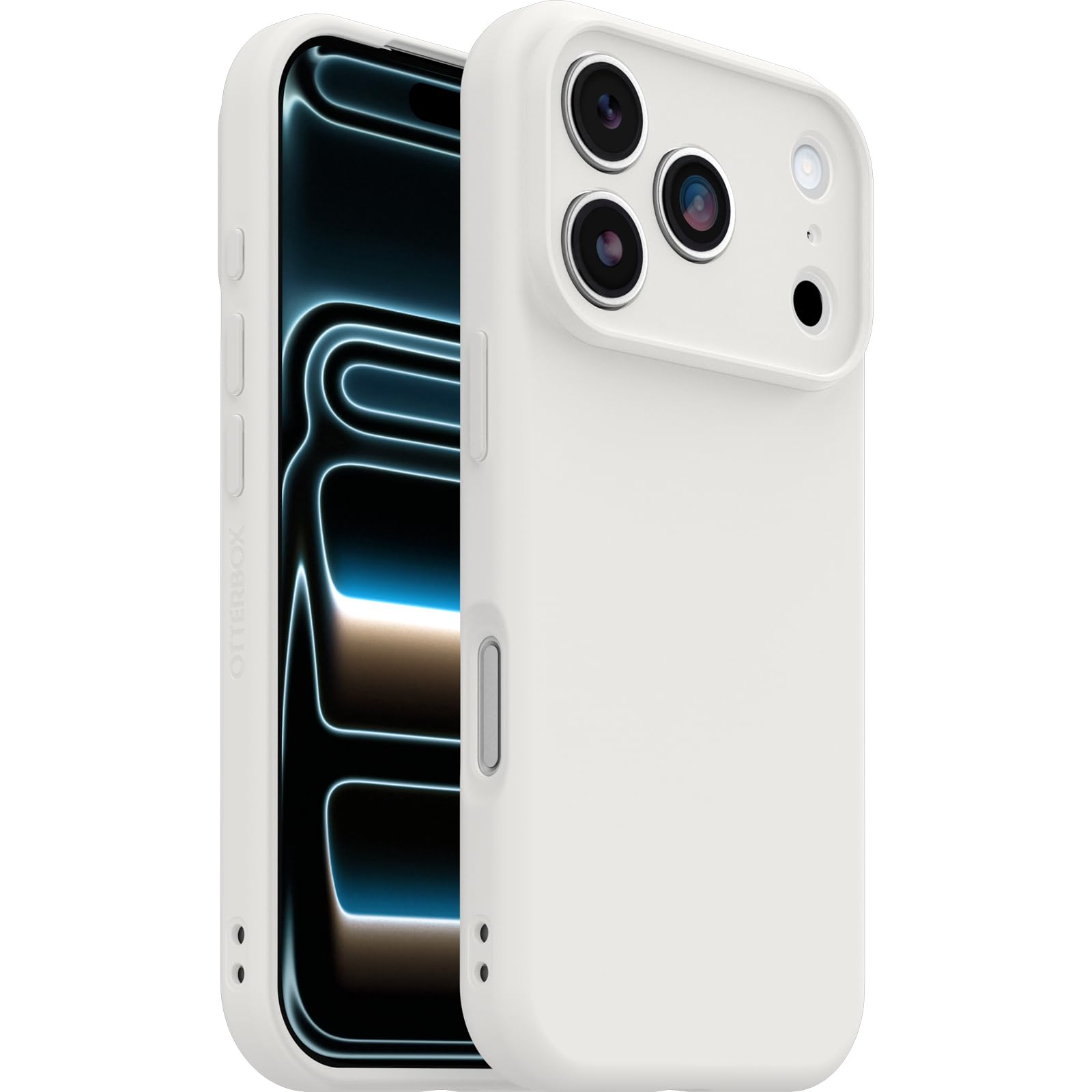 OtterBox Figura Series MagSafe Etui do iPhone 17 Pro, Odporne na Wstrząsy i Upadki, Cienkie Etui Ochronne, Przetestowane Zgodnie ze Standardami Wojskowymi, Biały