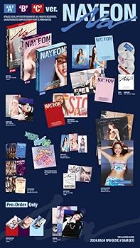 【初回特典付／新品未開封】TWICE NAYEON Na ナヨン　4形態セット Amazon.co.jp: ナヨン NAYEON - NA アルバム+予約販売特典+