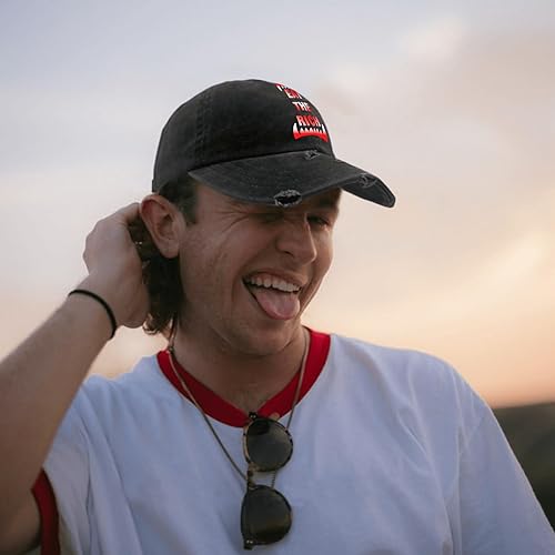 Miniatura 4 de BAVARIANS Eat The Rich Trucker Hat America Hat AllBlack Mens Hats Gifts for Her Cool Hats