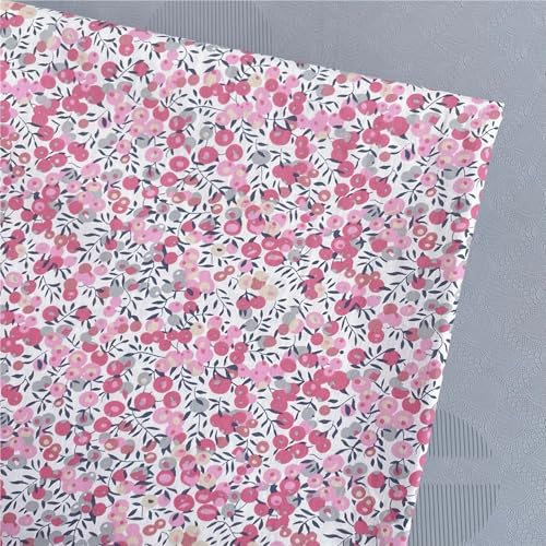 Tissu coton pour robe d'été fluide popeline imprimé floral