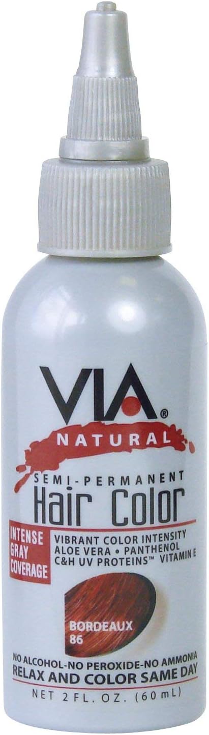 Semi Permanent Hair Color 2oz 1PC (#86 - Bordeaux)