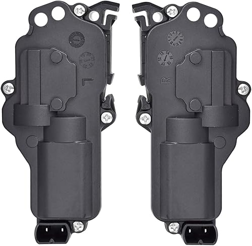 Actuador eléctrico para cerradura de puerta lateral izquierdo y derecho compatible con Ford F150 F250 F350 Excursion Expedition Mustang Ranger,