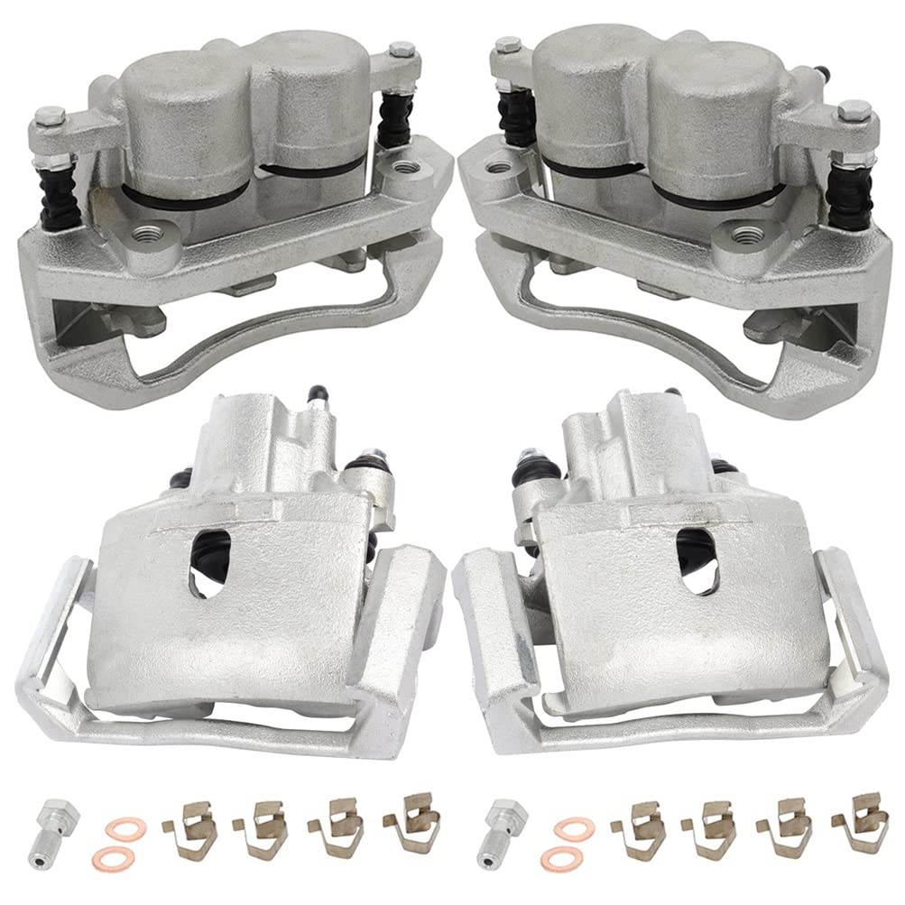 SCITOO 4PCS 18B5054 18B5055 18-B4837 18-B4836 Front &amp; Rear Brake Calipers