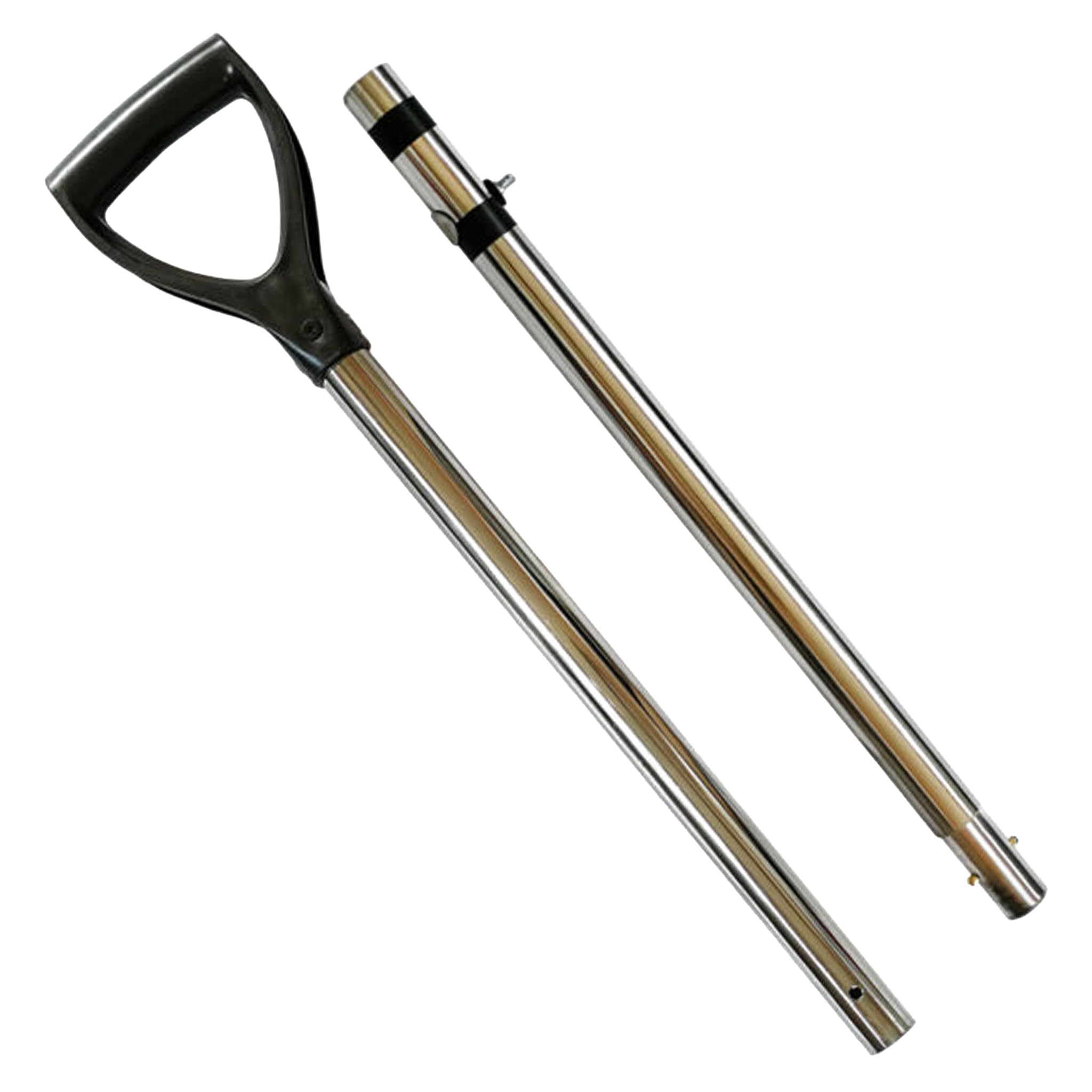 Dune Scoops Large & Strong Collapsible Stainless Steel Handle Universal Pole for Sand Scoops