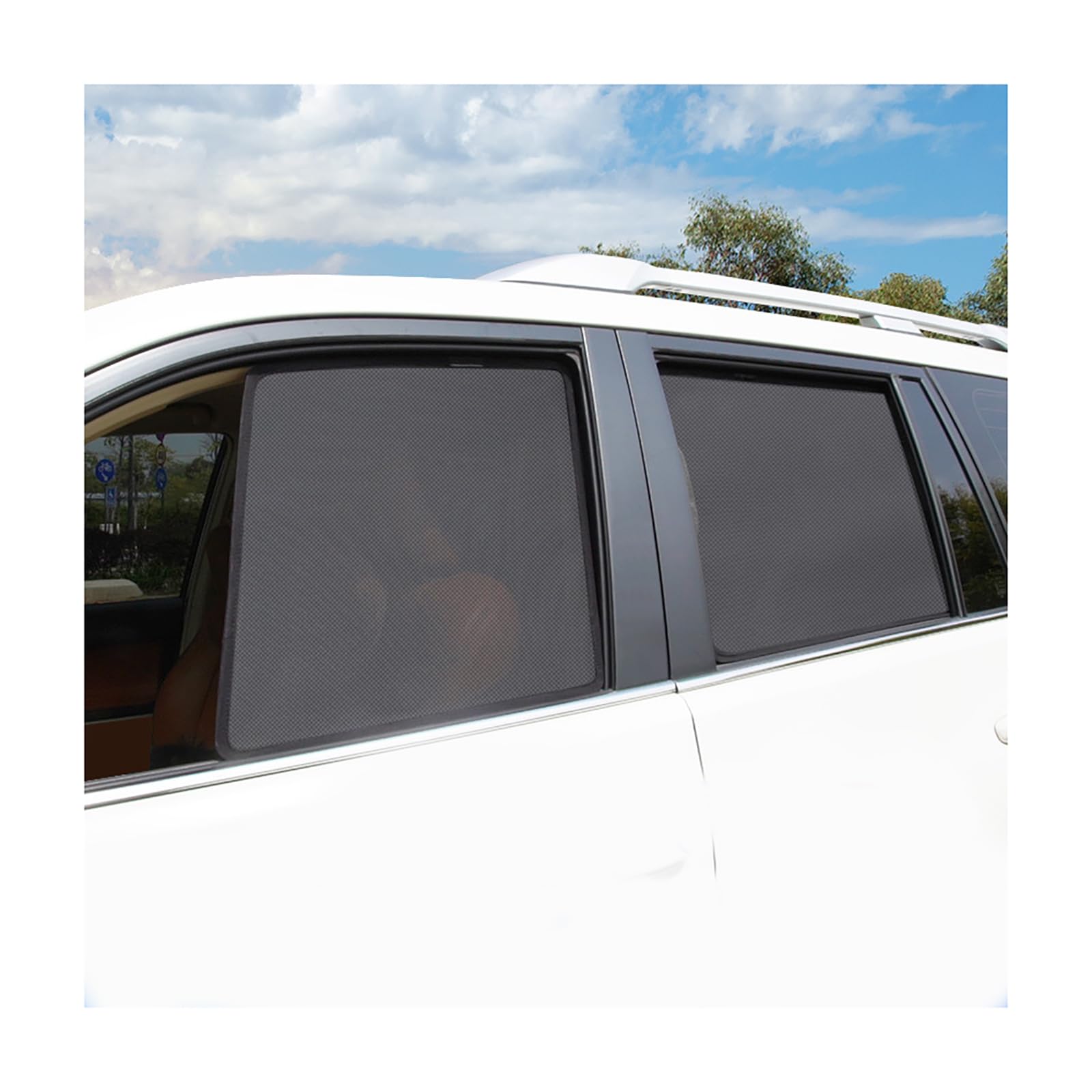 VUXEEKDR Auto Seitenfenster Sonnenschutz - Für Mercedes Sprinter Ab 2018, 4-teilig