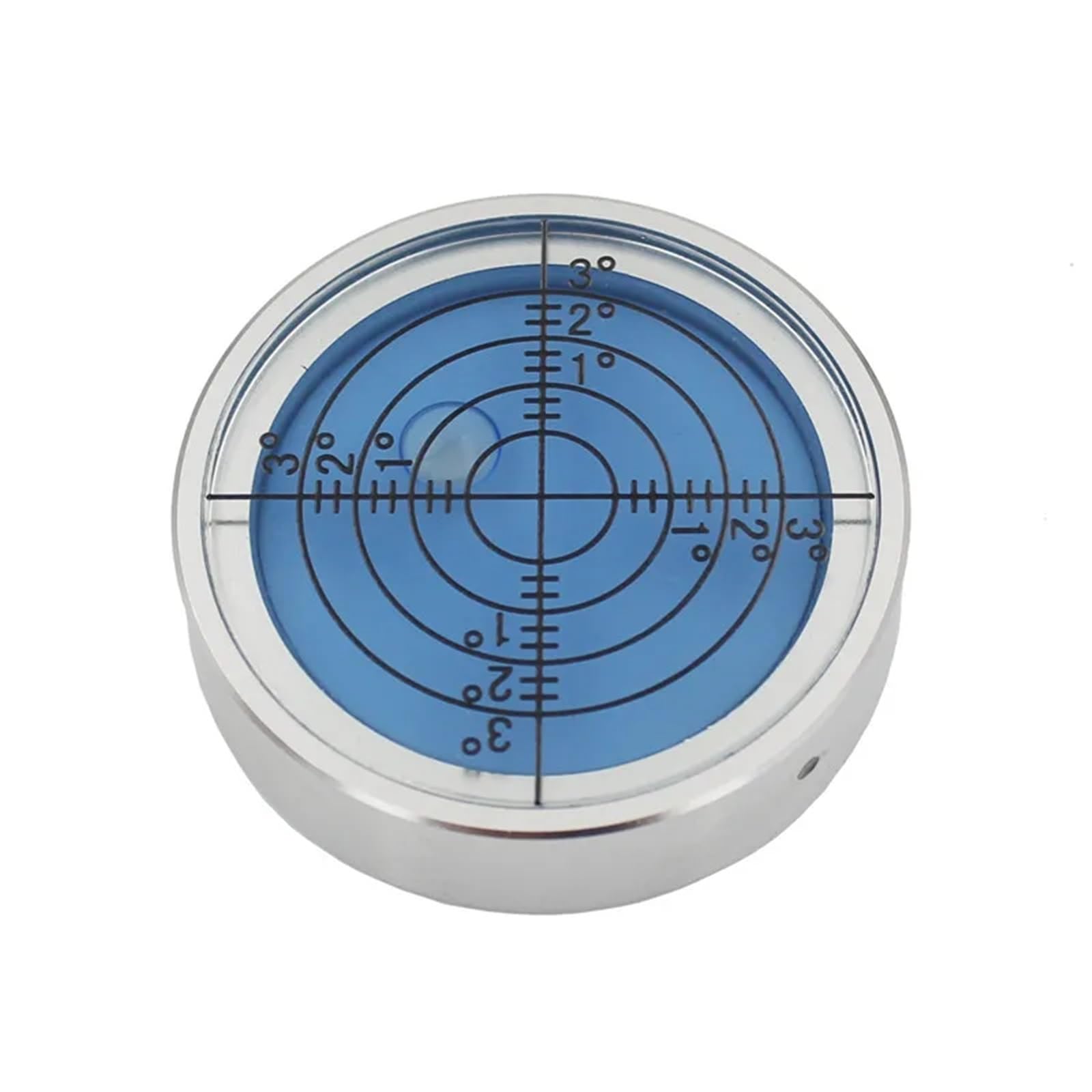Niveau à bulle universel circulaire (1 pièce), entièrement en métal avec fonction de vision nocturne lumineuse
