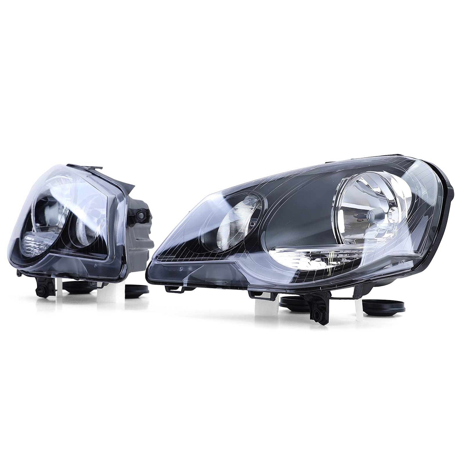 Carparts-Online GTI Cup Scheinwerfer schwarz - Set für VW Polo 9N3 05-09
