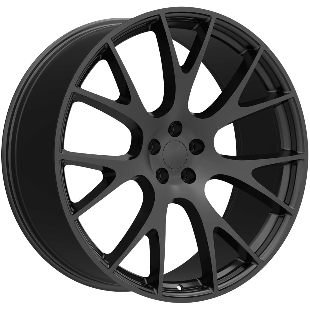 OE CREATIONS PR161 Matte Black Wheel Chromium (hexavalent compounds) (20 x 10. inches /5 x 71 mm, 18 mm Offset)