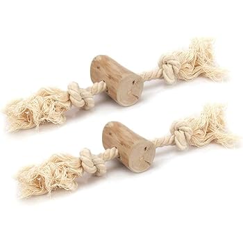 juguetes de madera para perros