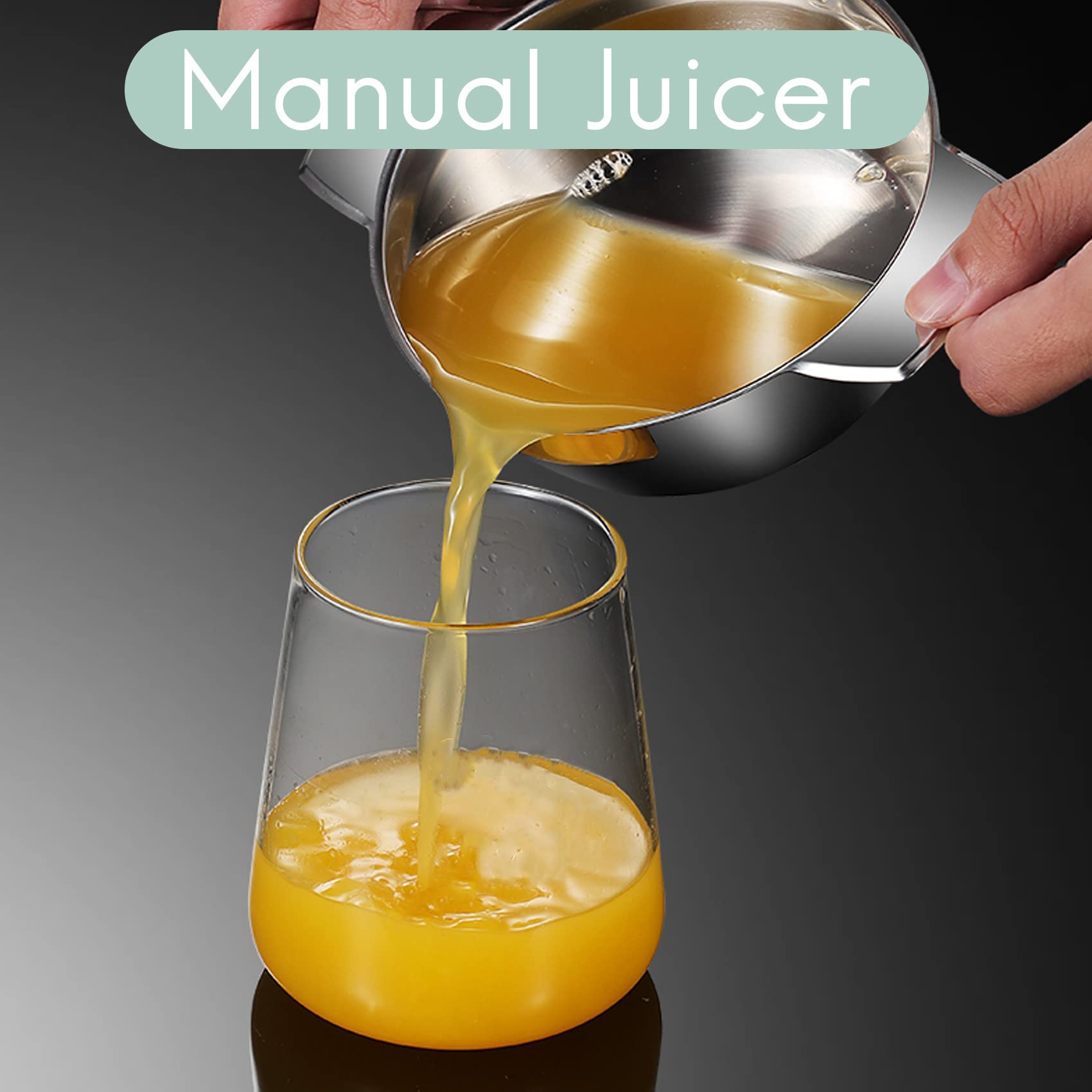 exprimidor, Exprimidor manual de acero inoxidable for zumo naranjas y limones