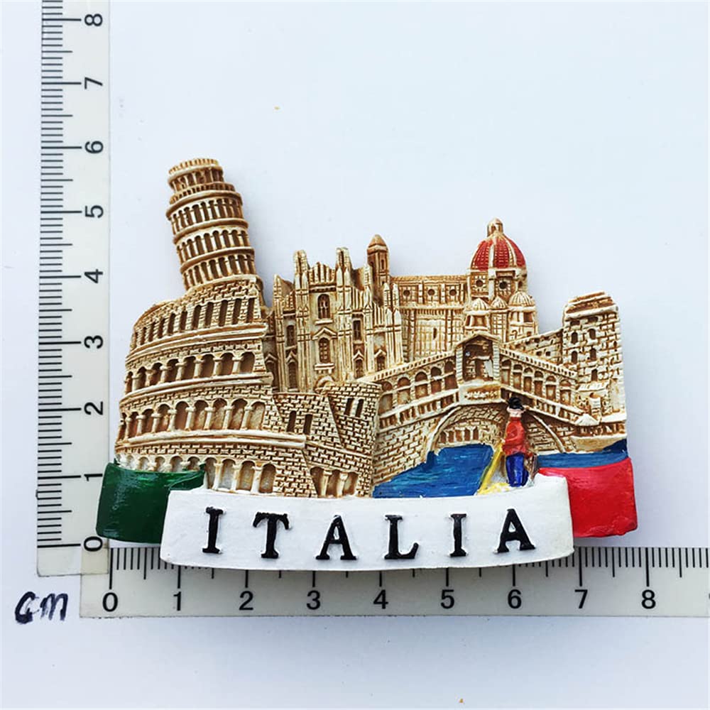 Kühlschrankmagnet Italien Rimini - 3D Kunstharz Souvenir Mit Krabbe & Segelboot