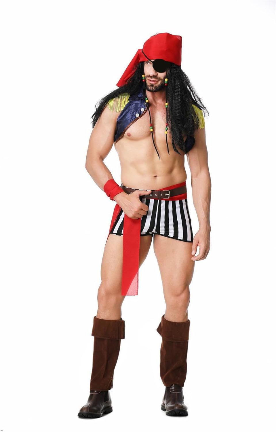 Mens Cosplay Sexy Lingerie Set Role Play Bar Adult Fun Uniform Night Club Party Costume Outfit