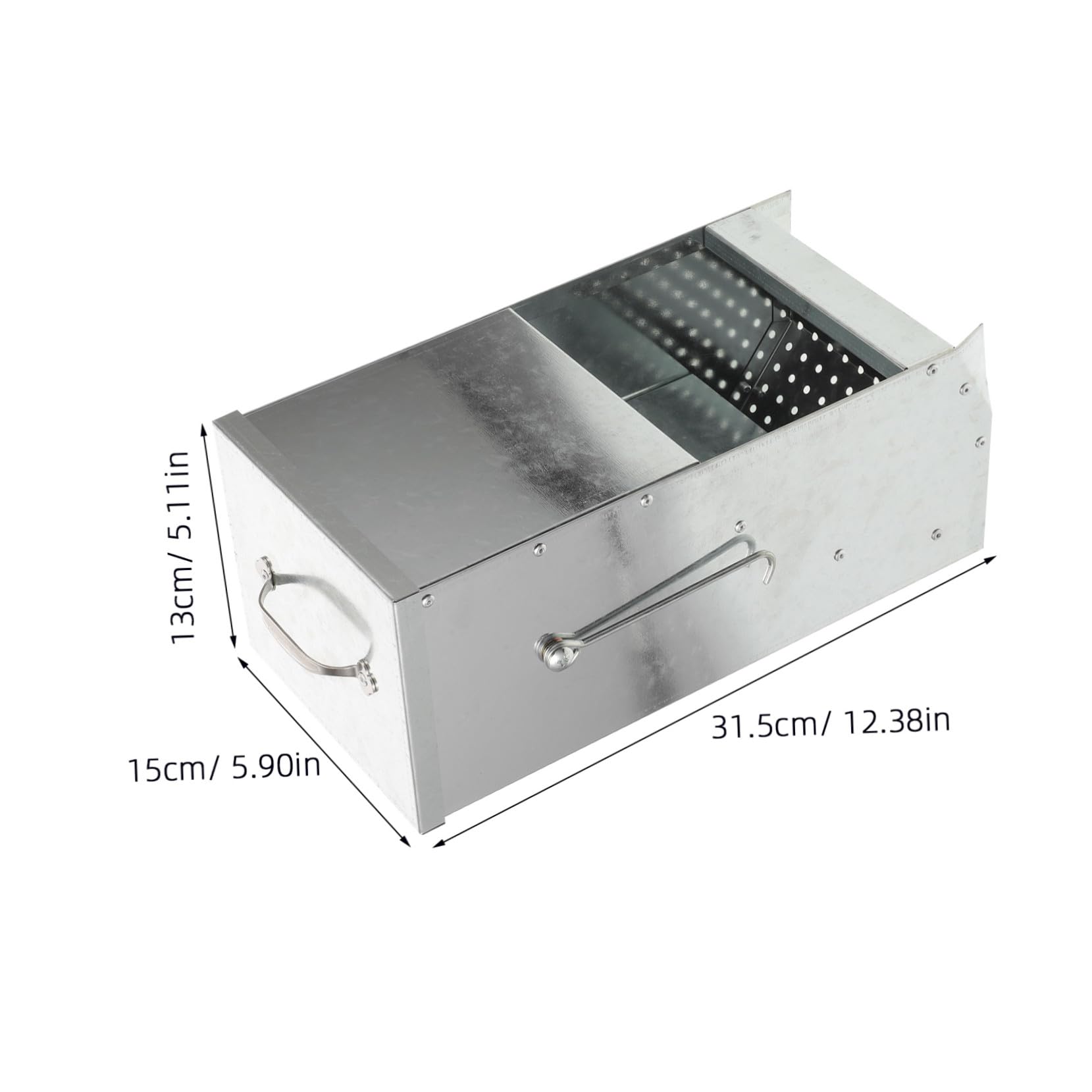 Metall-futternapf mit Magnetdeckel und Haken Futterspender für Kaninchen Frettchen Hühner und Kleine Tiere Platzsparend Hygienisch Langlebig für Käfige und Außenbereiche