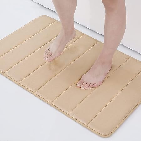 Rainbow Bath Mat - Super Absorbent, Non-Slip Bathroom Floor Mat - 40x60cm