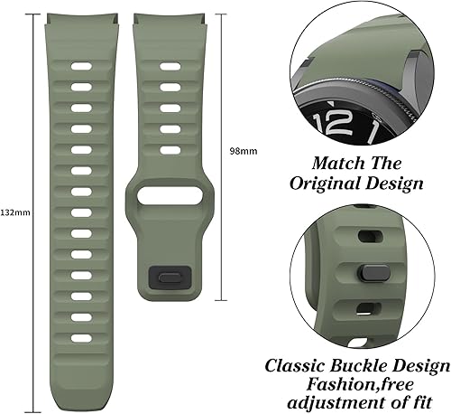Miniatura 2 de Correas compatibles con Samsung Galaxy Watch 6 Classic Band 1.693 in 1.850 in Galaxy Watch 5 Pro Band 1.772 inWatch 6 5 1.732 in 1.575 in, correa