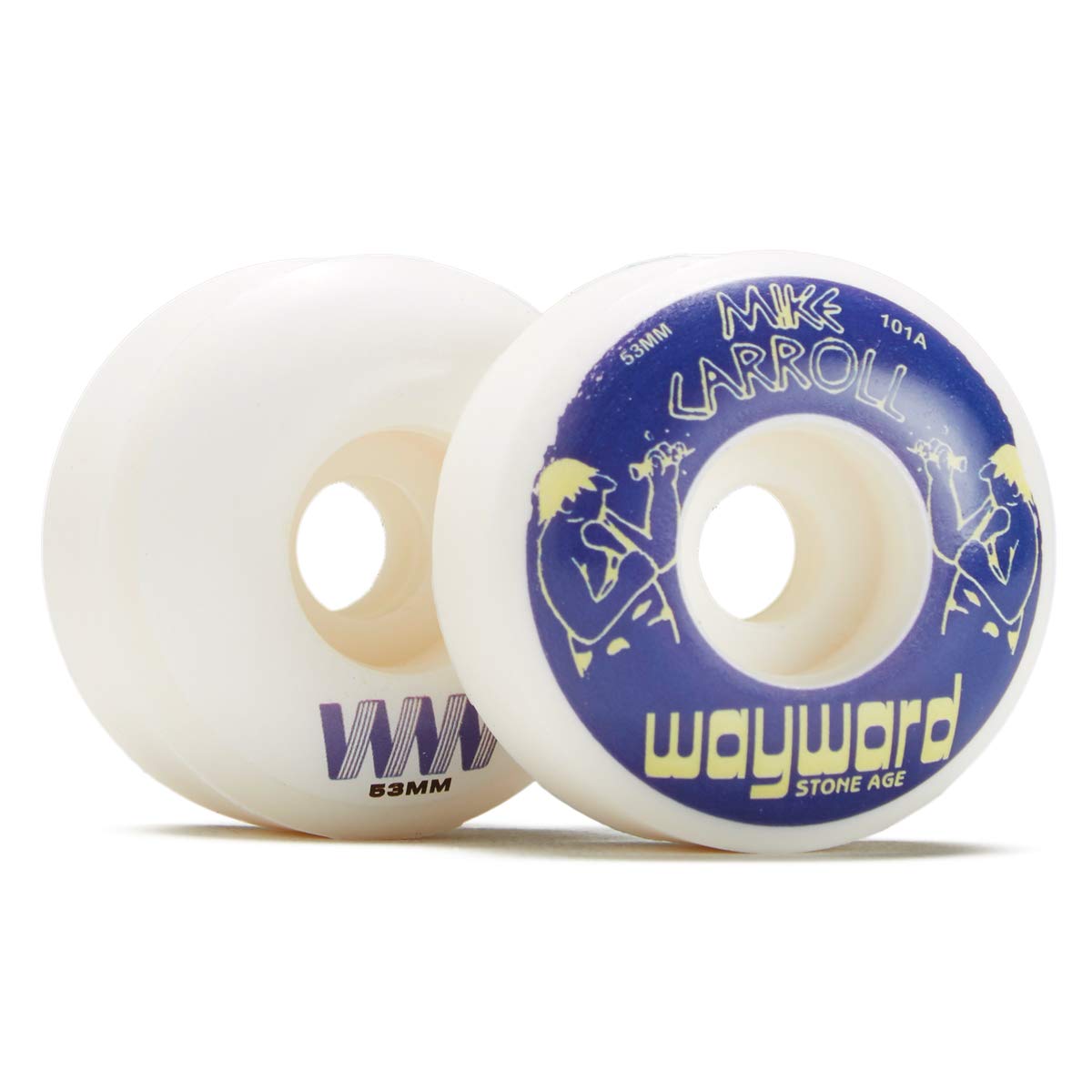 Wayward Skateboards Mike Carroll 101a Funnel Cut Wheels - 53mm