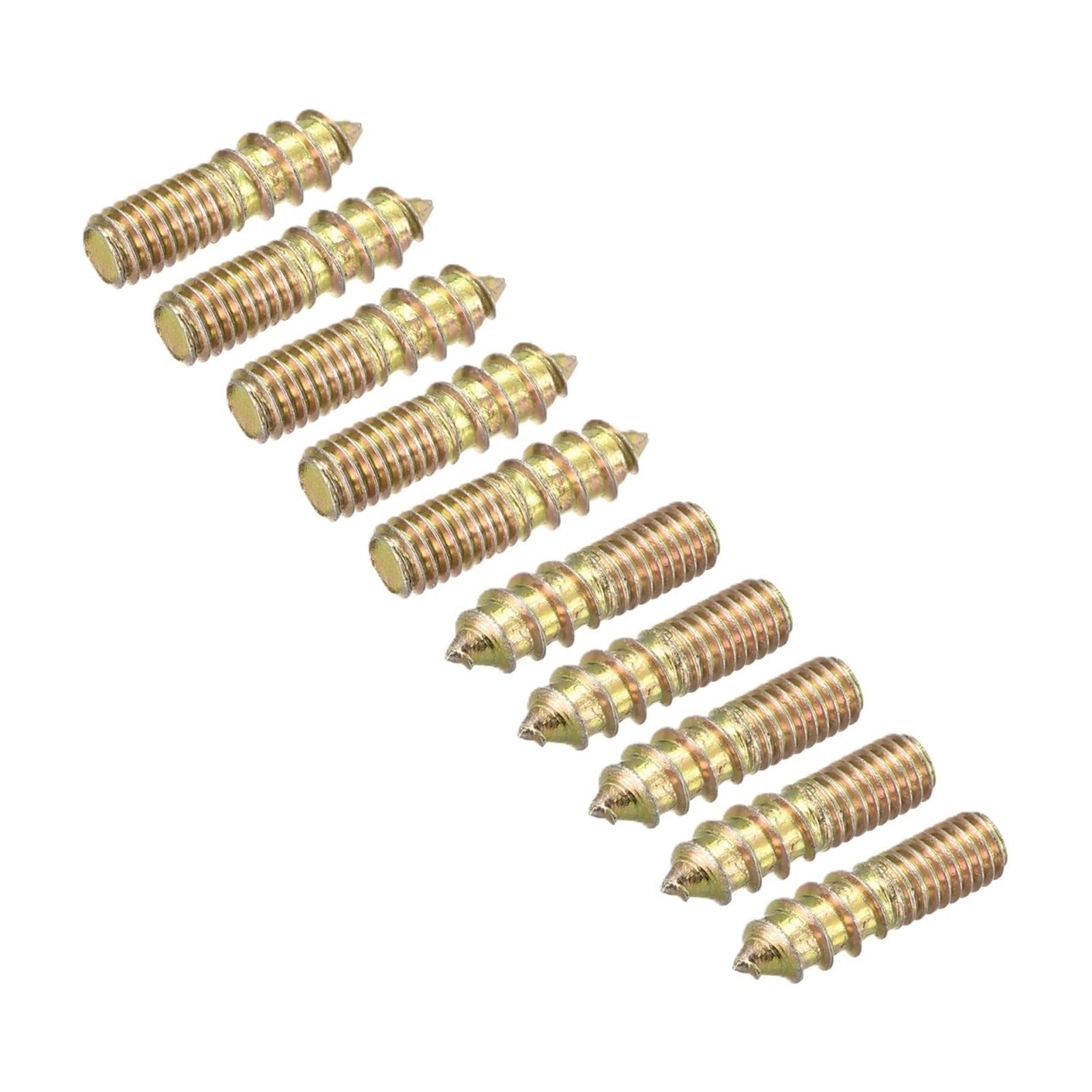 tornillos de acero inoxidable Pernos de suspensión 120 piezas Pasador rosca doble extremo(M8x50mm)
