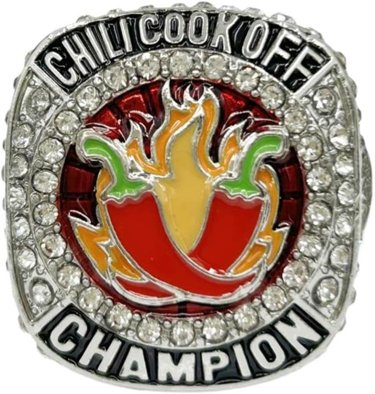 Customize Chili Cook Off Championship Trophy Ring Chili Cook Off Championship Trophy Award
