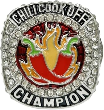 Customize Chili Cook Off Championship Trophy Ring Chili Cook Off Championship Trophy Award