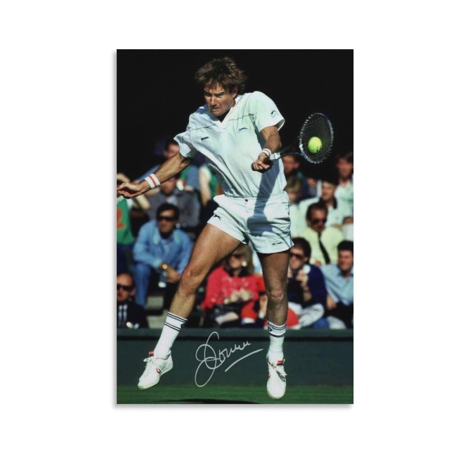 ASUIU Jimmy Connors Canvas Poster Canvas Wall Art Poster Decorative Modern Home Print Picture Artworks Posters 08x12inch(20x30cm)