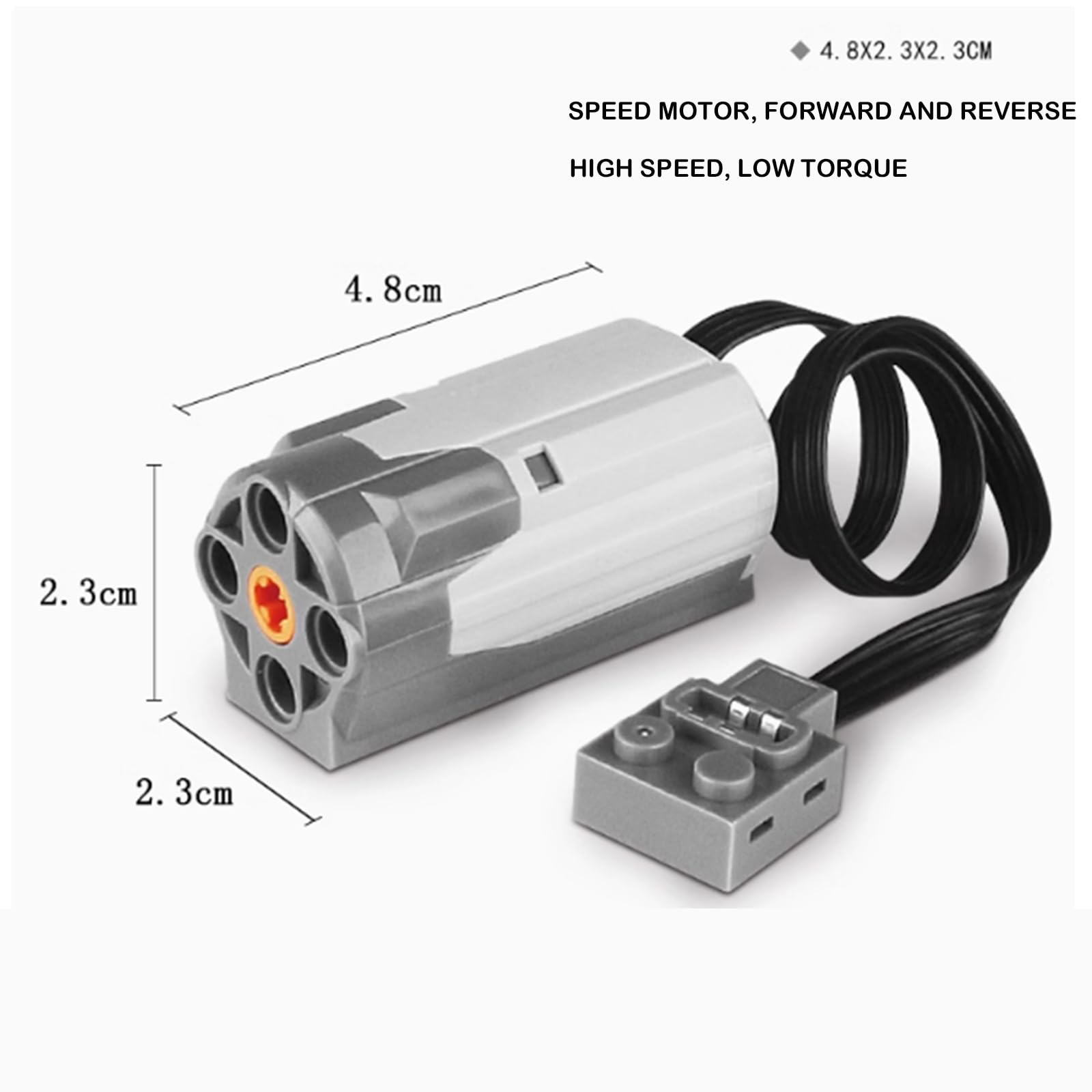 32pcs Power Function Kit Set Batteria del motore Ricevitore del telecomando a infrarossi Treno Motore a velocità regolabile compatibile con le parti Lego Technic