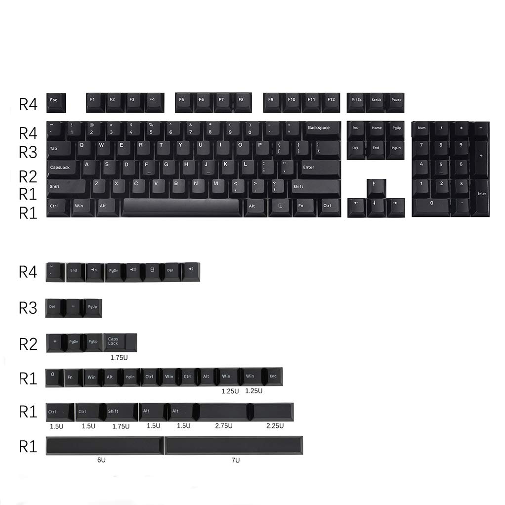 Buy Keycaps, 139 Keys PBT Cherry Profile Double for filco Cherry Ducky