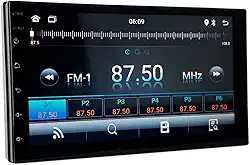 Aparelho de som automotivo MP5 slim tela de 7" HT-6000 Sistema Android 11, 1GB de RAM 16GB de memória interna