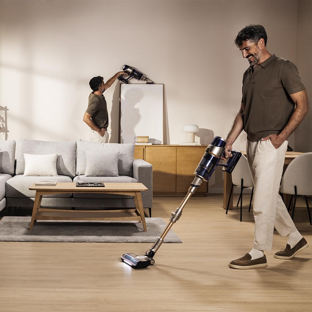 Cecotec Aspiradora Escoba sin Cable con Inteligencia Artificial Conga Rockstar RX90 AI AquaPet Flex X-Treme. 350AW, 850W, Autonomía 100mins, Cepillo Hairless Antienredos, Tubo Flexible y Accesorios