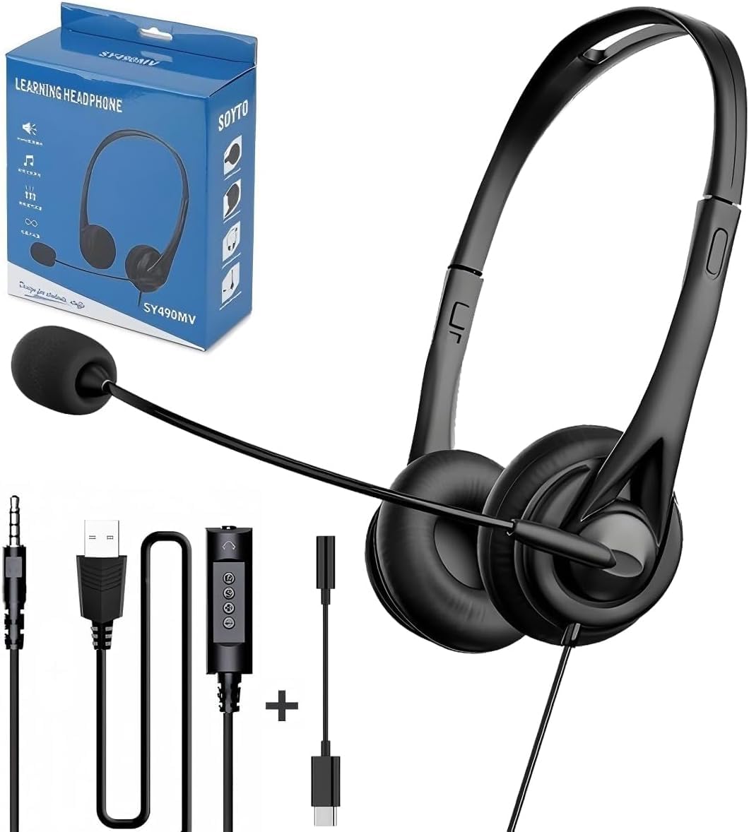 Fone Removível Headset C/Microfone Atendimento Call Center, Headset Office Call Usb,