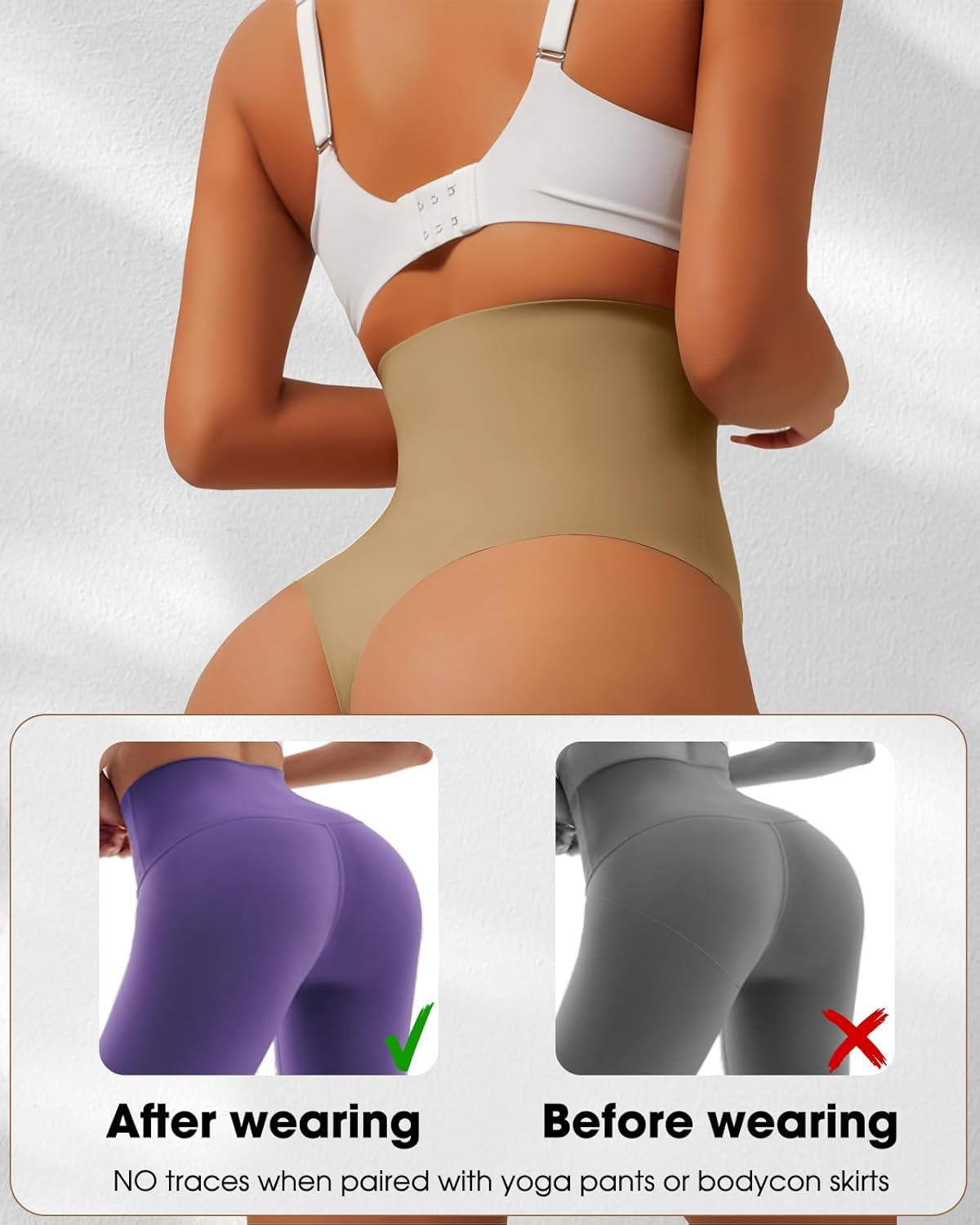 Tummy Control Shapewear Shorts for Women Under Dress Womens Compression Shorts Under Dress Shapewear - Image 4