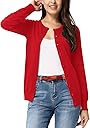 GRACE KARIN Womens Long Sleeve Knit Cardigan Sweaters Casual Dressy Open Front Button Down Cardigans Spring Outfits