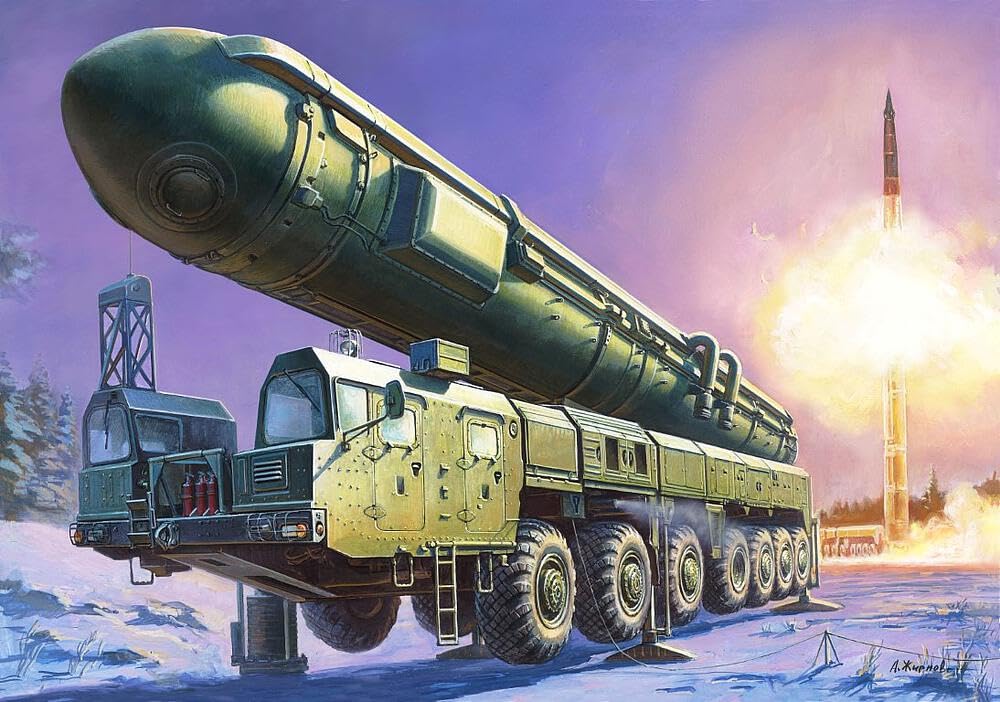 Amazon | ズベズダ 1/72 ロシアRT-2PM2大陸間弾道ミサイル トーポリM