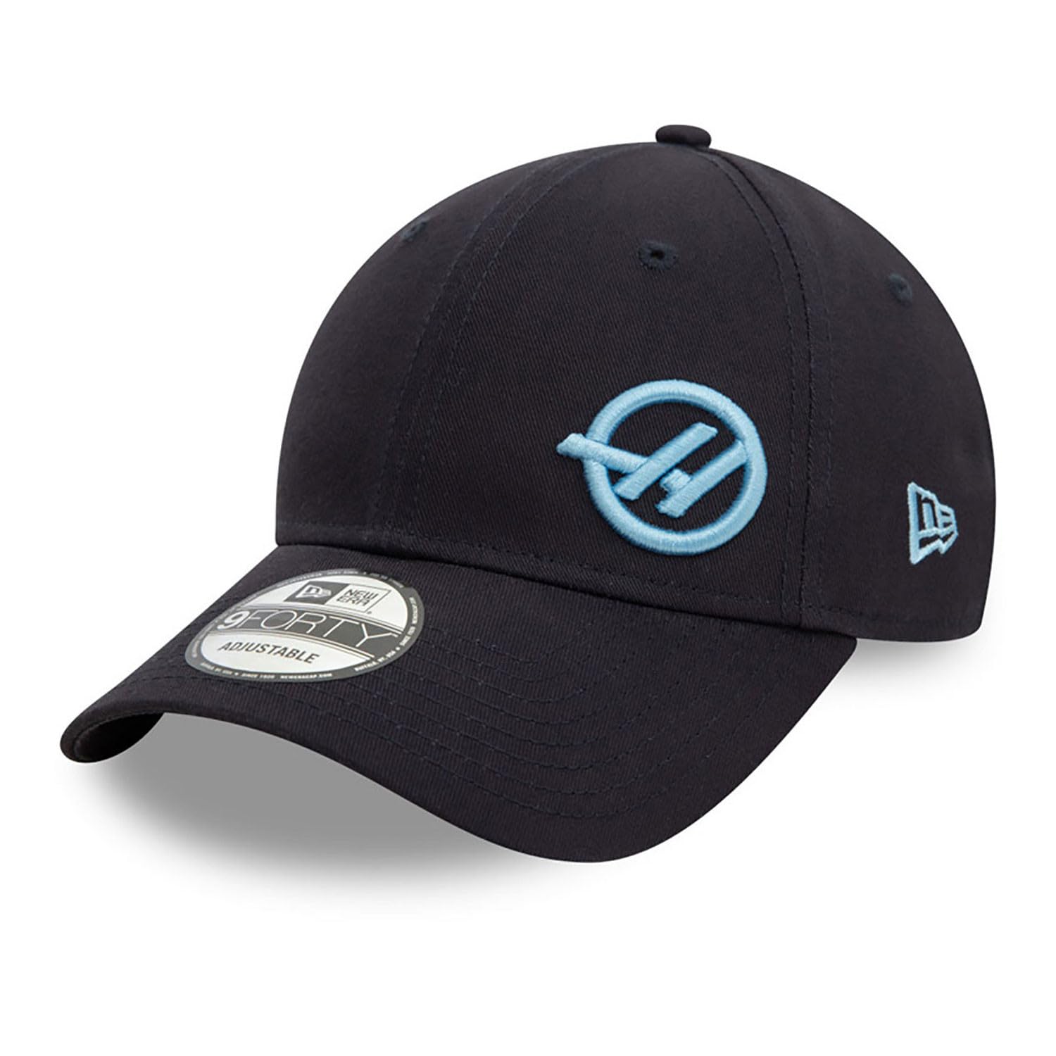 New Era Haas F1 Team 9FORTY Baseball Cap, Navy Blue, Adjustable Fit
