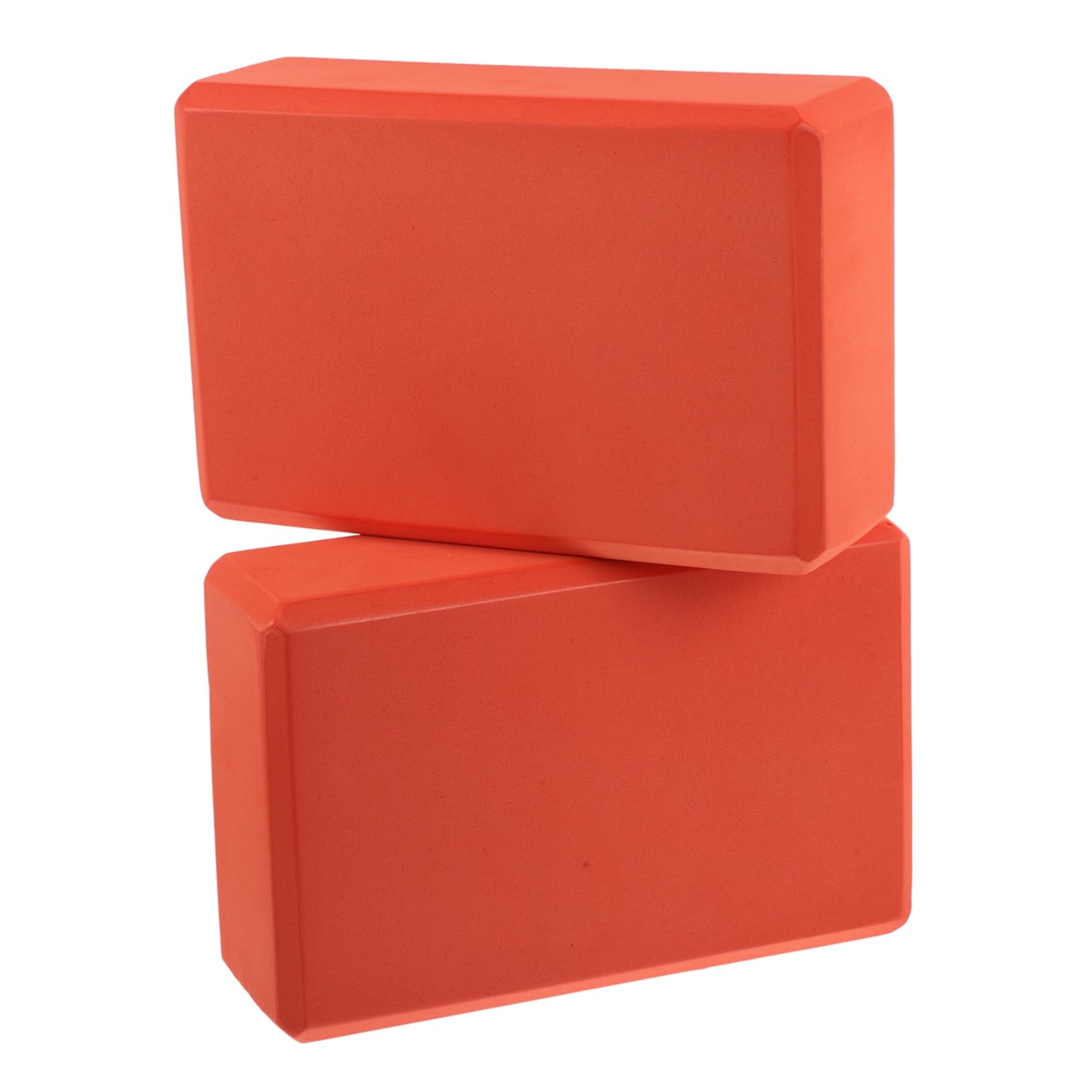 VICASKY 2PCS High Density Yoga Blocks Supportive Foam Bricks for Exercise Toning Non Slip Soft Design for Stretching Meditation Lightweight