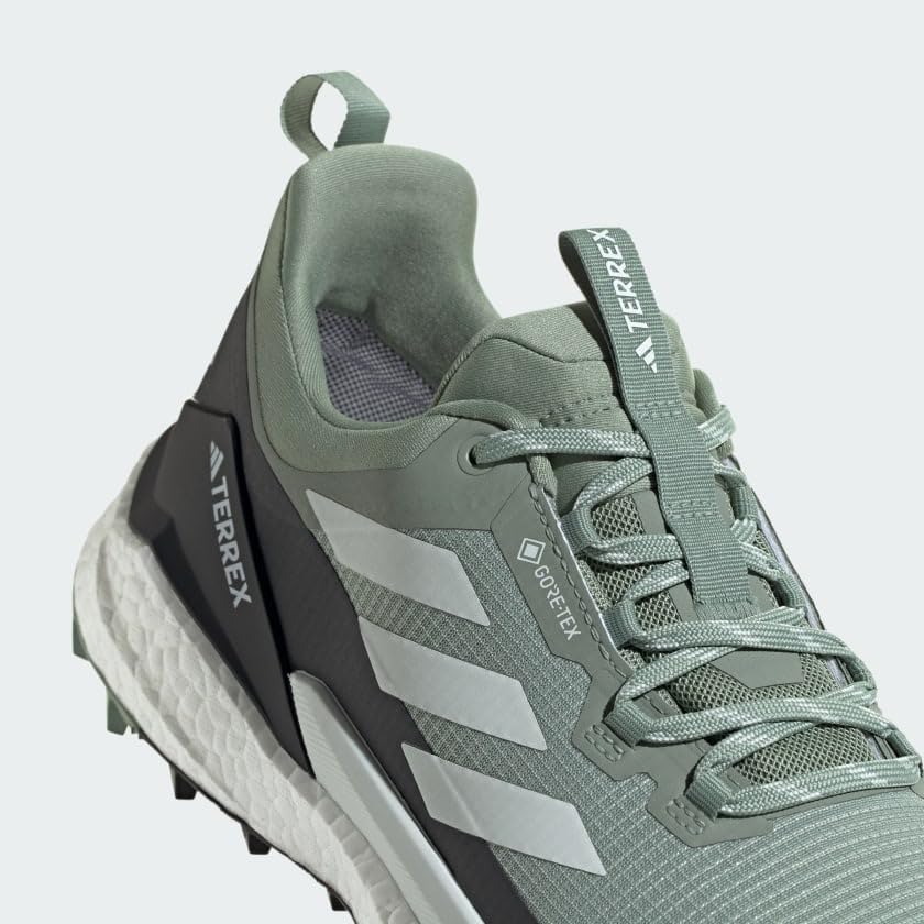 Image of adidas Mens Terrex Free Hiker 2.0 Low Gore-Tex Hiking Hiking Sneakers Shoes - Black